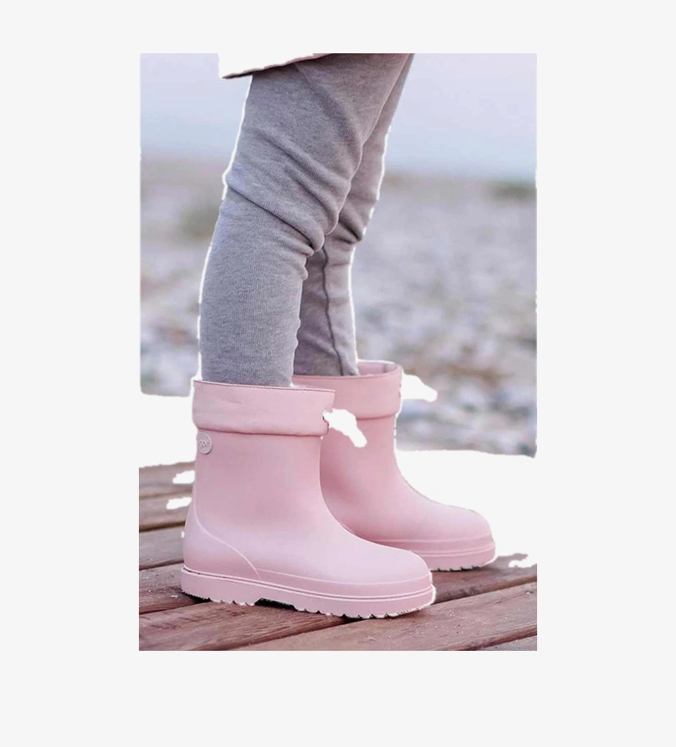 Unisex Çocuk Yağmur Çizmesi W10257 PUDRA - Görsel 1