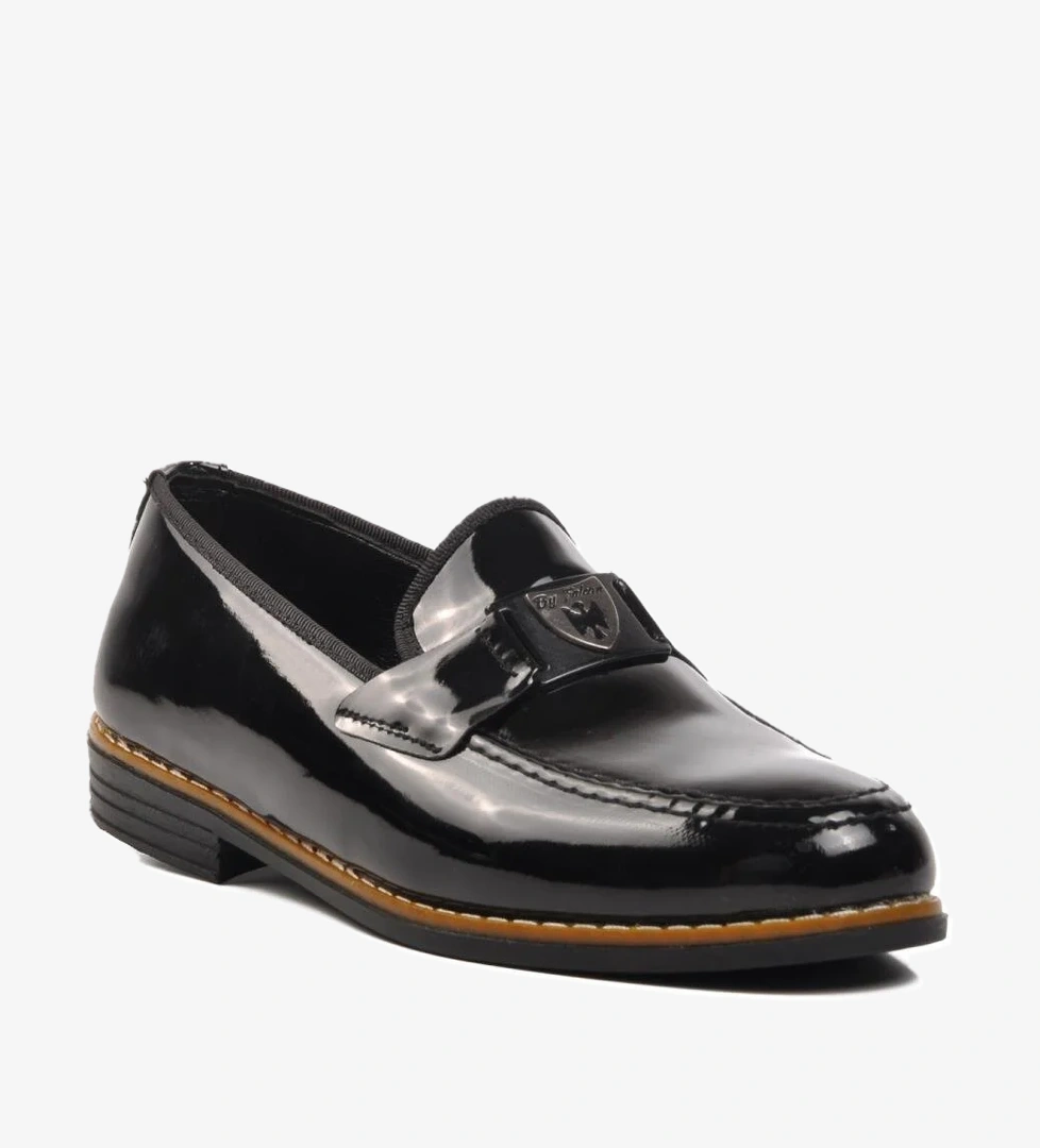 2010 Siyah Rugan Erkek Klasik Ayakkabı