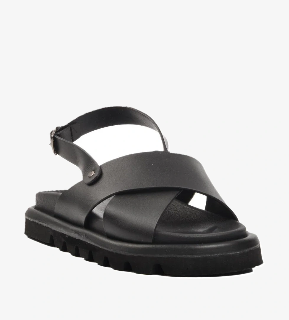 150 Siyah Kadın Sandalet