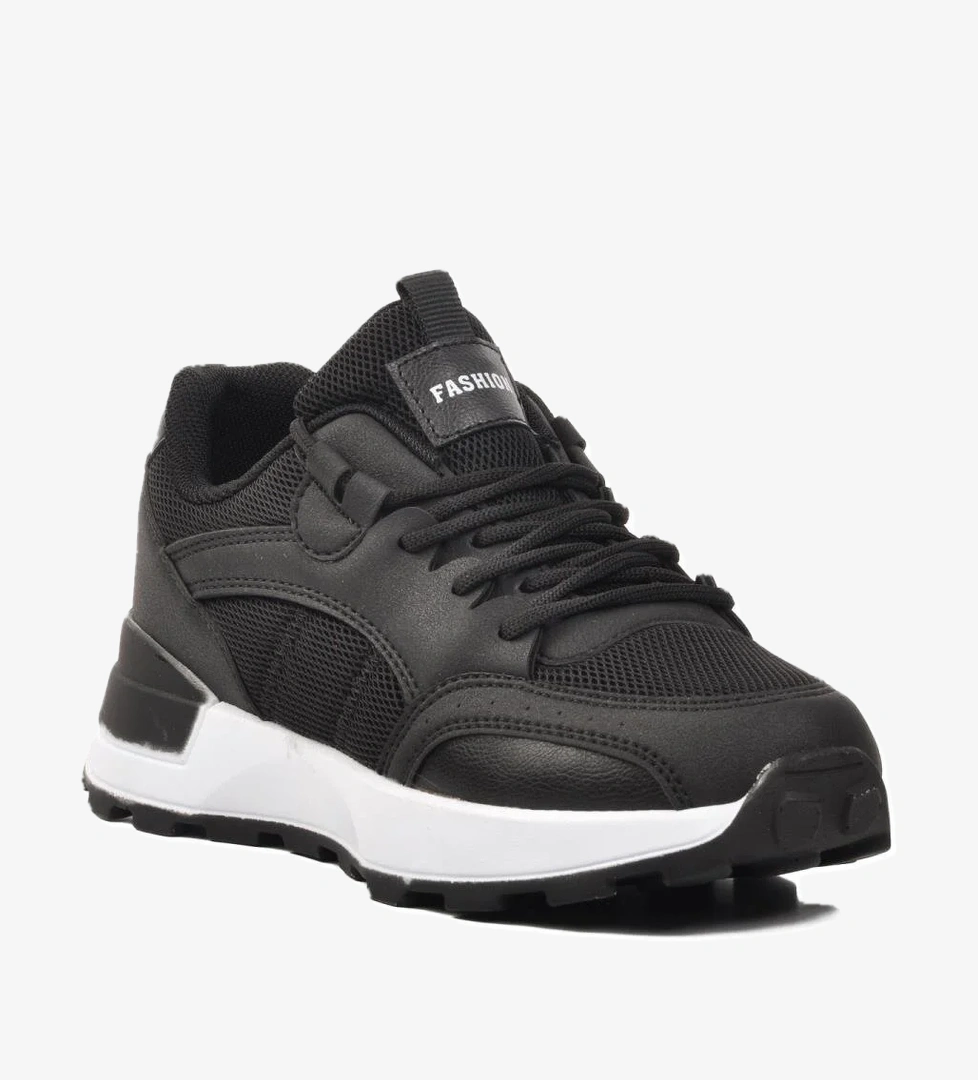 9927-24Y Siyah-Siyah Unisex Sneaker - Görsel 1