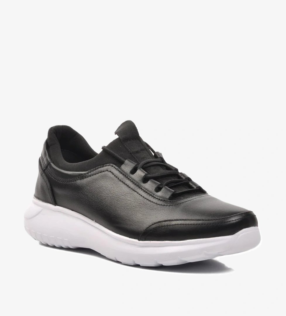 Marcomen 152-11582 Siyah-Beyaz Hakiki Deri Erkek Günlük Ayakkabı model görseli