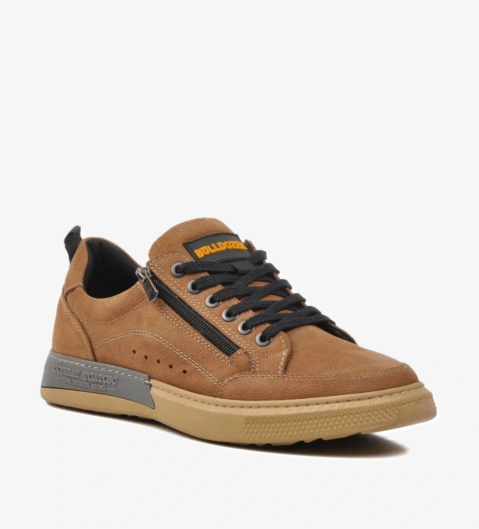 231220 Kum Nubuk Hakiki Deri Erkek Günlük Ayakkabı - Görsel 1