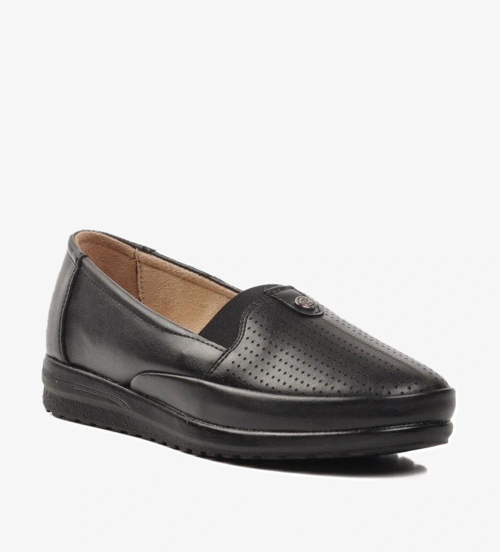 142 Siyah Kadın Günlük Ayakkabı - Görsel 1