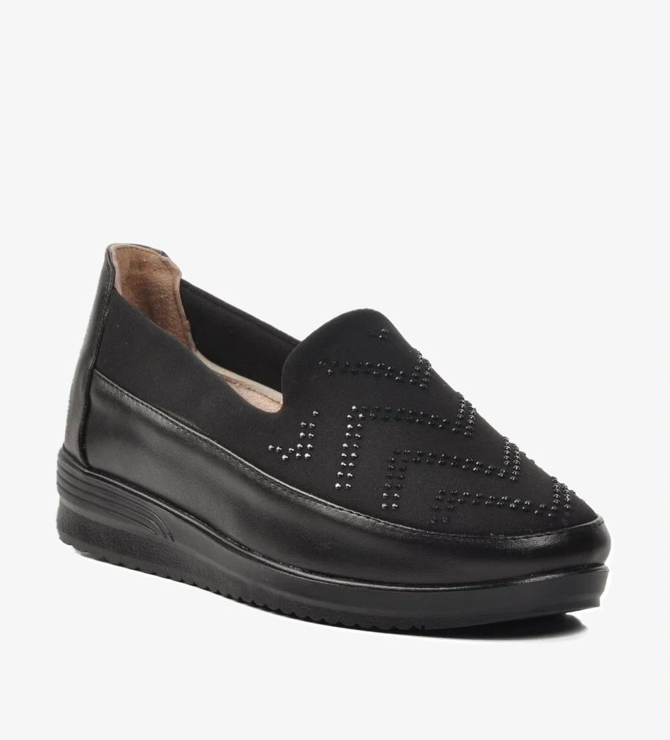 219 Siyah Kadın Günlük Ayakkabı - Görsel 1