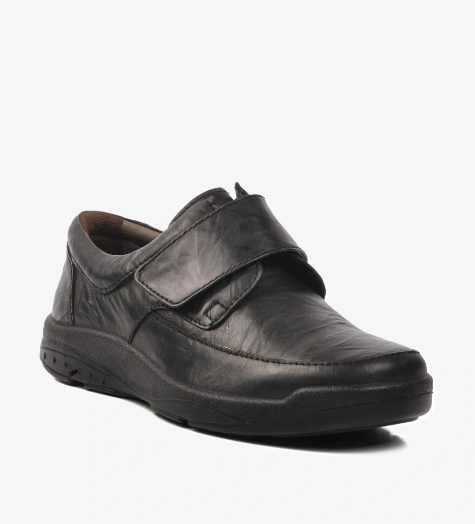 15000 Siyah Hakiki Deri Erkek Günlük Ayakkabı