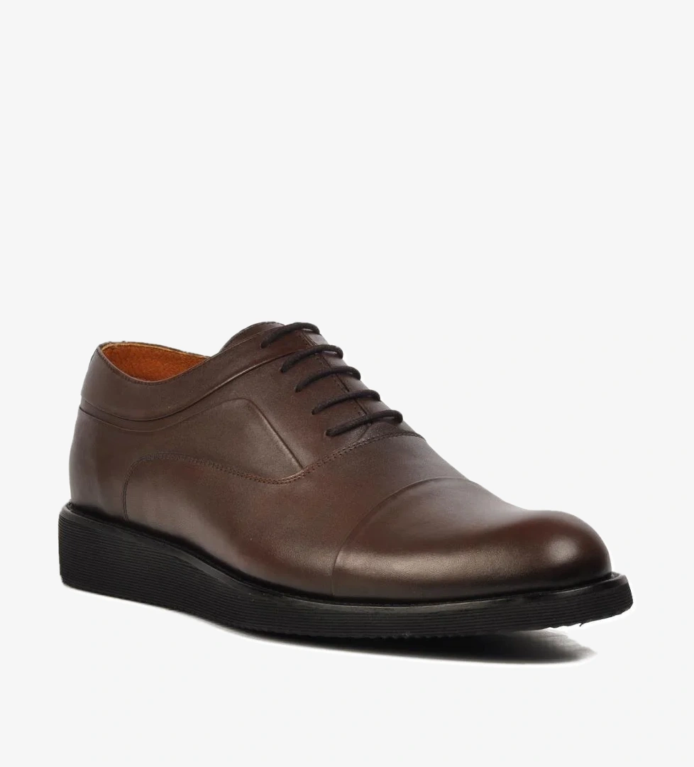 Premium 32944 Kahve Hakiki Deri Erkek Casual Ayakkabı