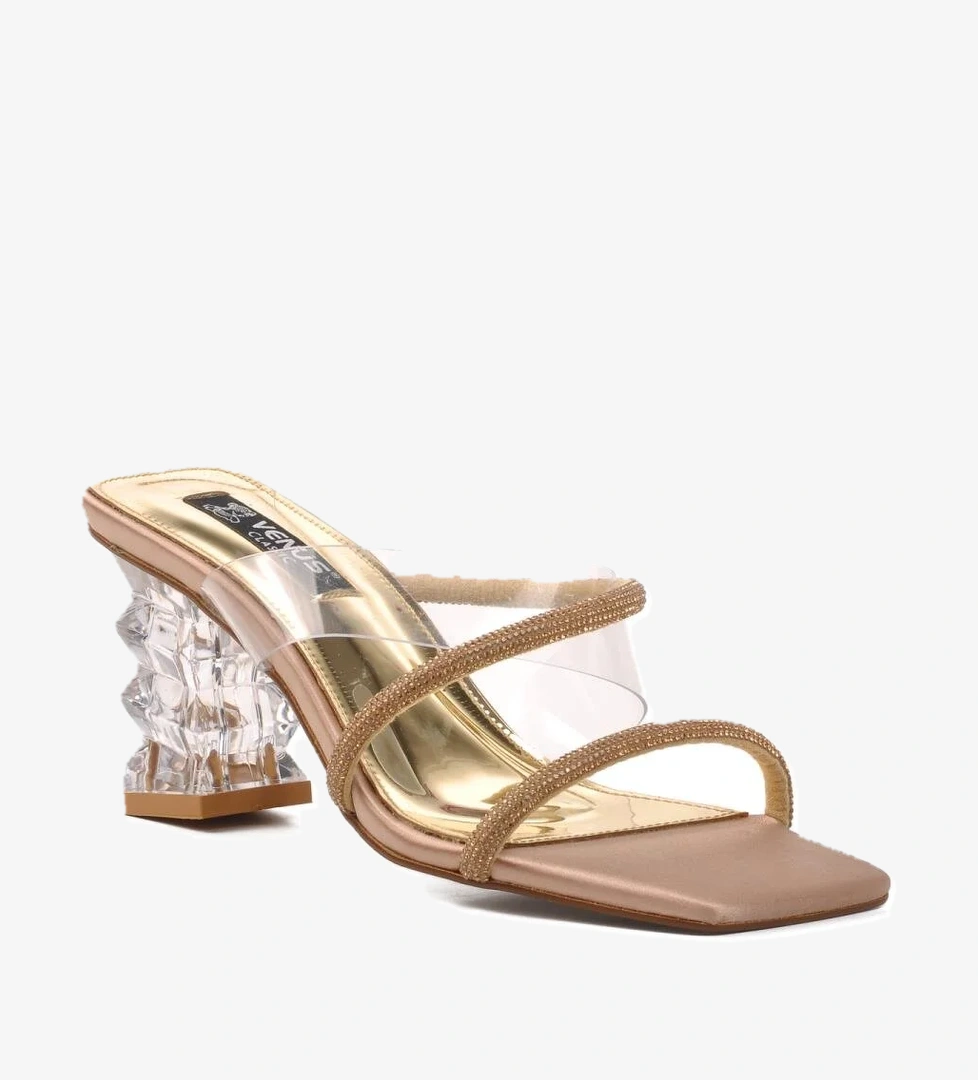 Venüs Bej Beyaz Kadın Topuklu 22411257 Terlik model görseli