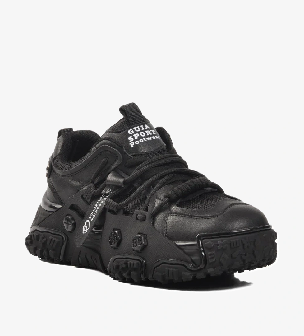 24Y382 Siyah Kadın Spor Ayakkabı