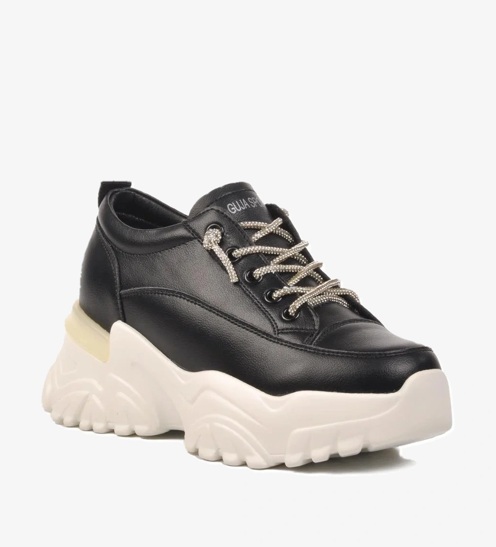 24Y362 Siyah Kadın Spor Ayakkabı