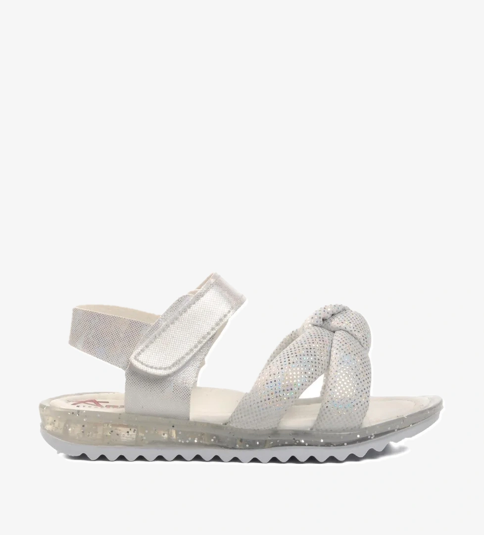 24-409-P Beyaz Simli Çocuk Sandalet - Görsel 1