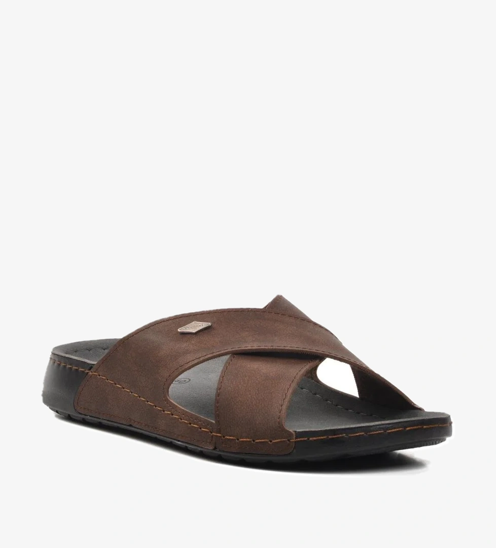 Ayakmod 80-959 Yeşil Kahve Erkek Terlik model görseli