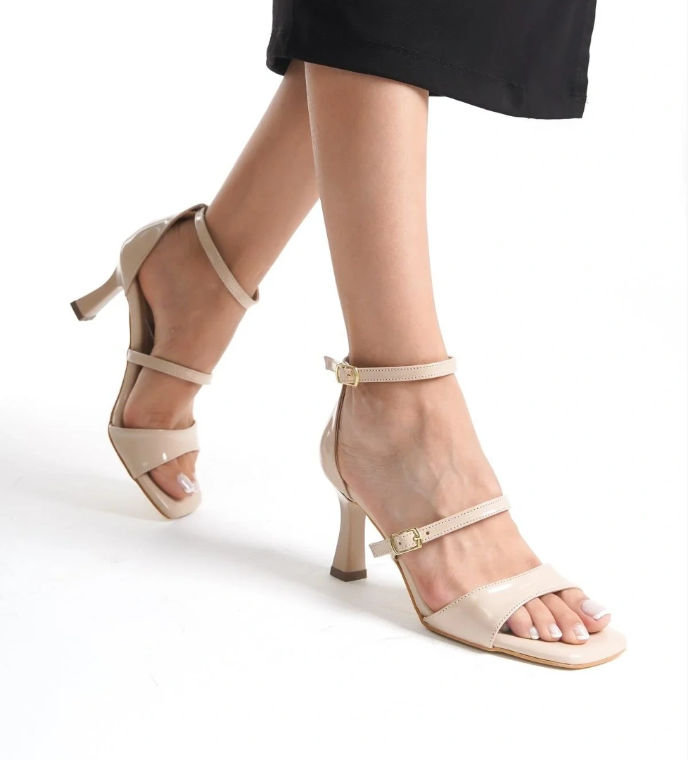 Starfish Ten Rugan Bandlı Sandalet Günlük Topuklu Ayakkabı