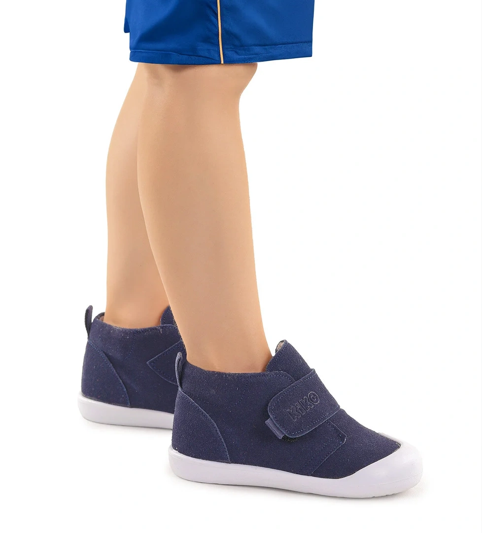 Winnie İlk Adım Cırtlı Erkek Bebek Günlük Bot Ayakkabı Lacivert