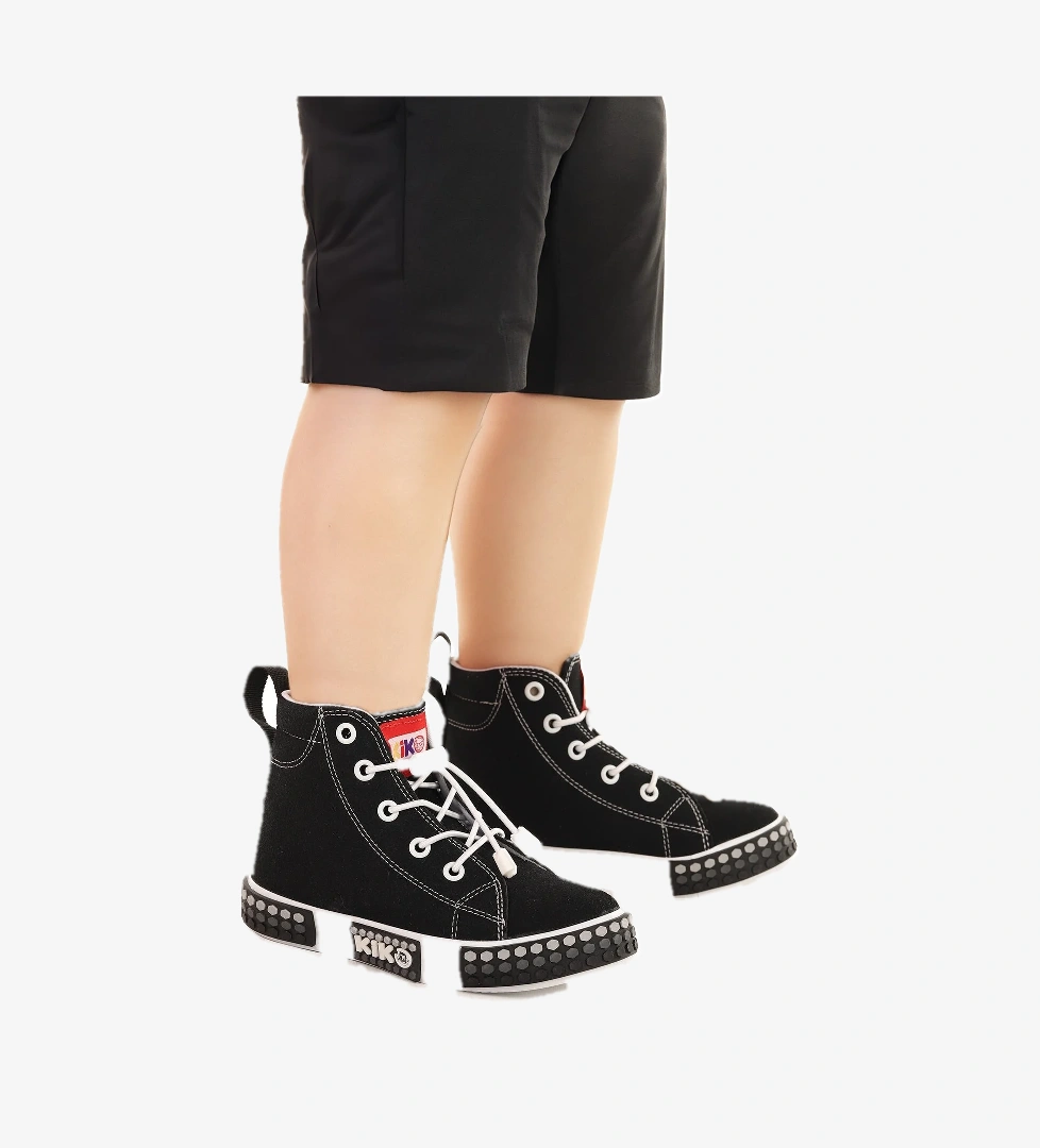 Gamel Günlük Lastikli Erkek Bebek Bot Ayakkabı Siyah