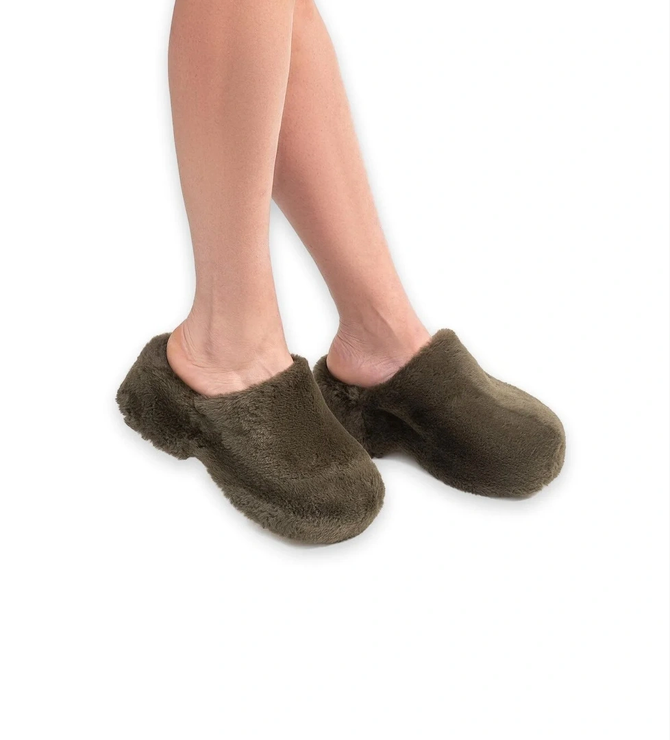 Twigy Aa0083A-Z Lilo Haki Kadın Terlik