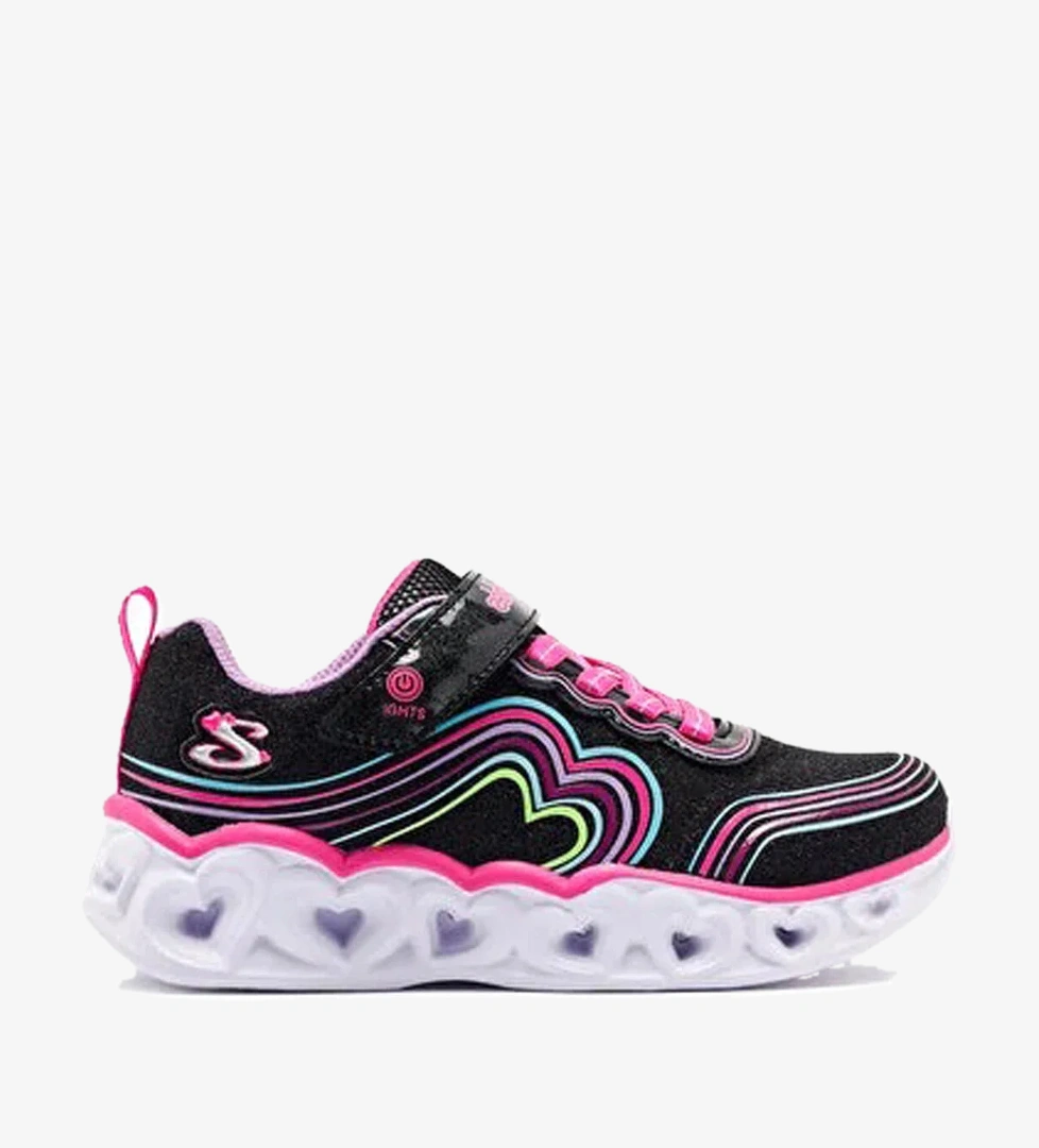 Skechers HEART LIGHTS Siyah Kız Çocuk Spor Ayakkabı - Görsel 1