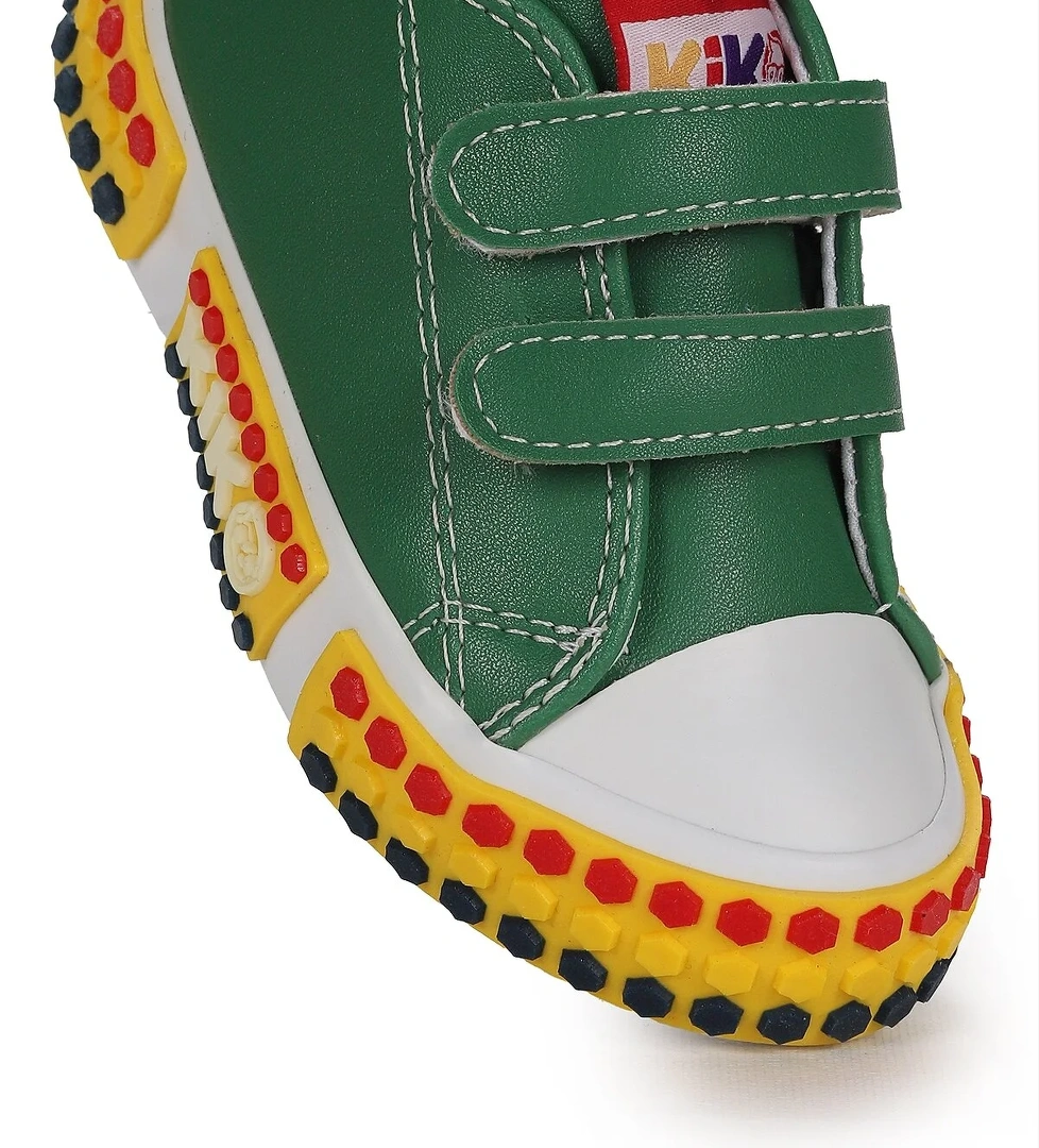 Kach Cırtlı Erkek Bebek Günlük Spor Ayakkabı Yeşil