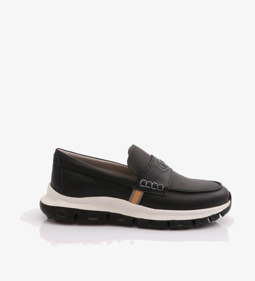 5857 Erkek Üstü Şeritli Comfort Ayakkabi - Görsel 1