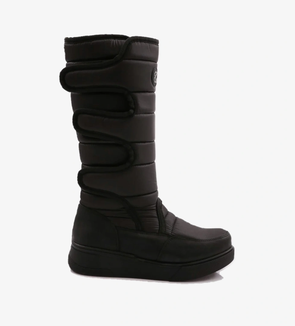 2023 Kadin Yanlari Cirtli Çizme - Görsel 1