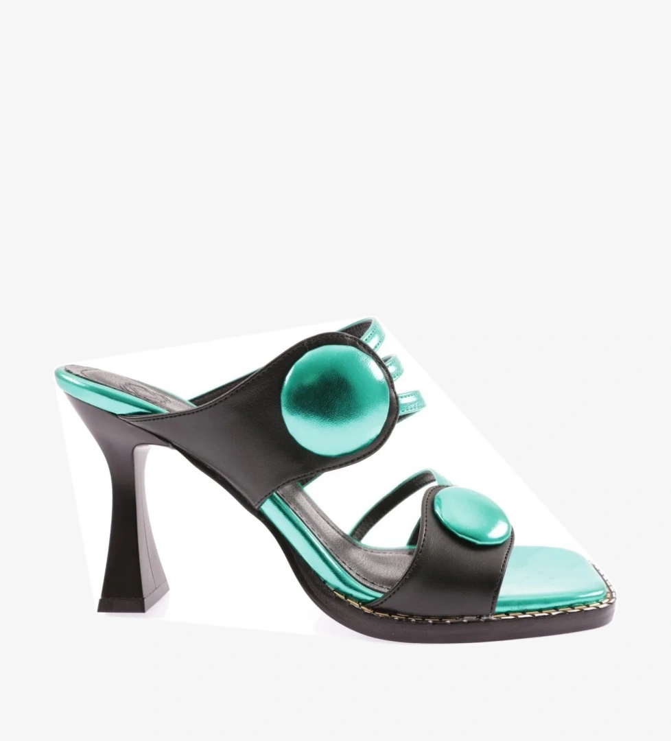 07-23Y Kadin Sirali Bantli Tokali Terlik