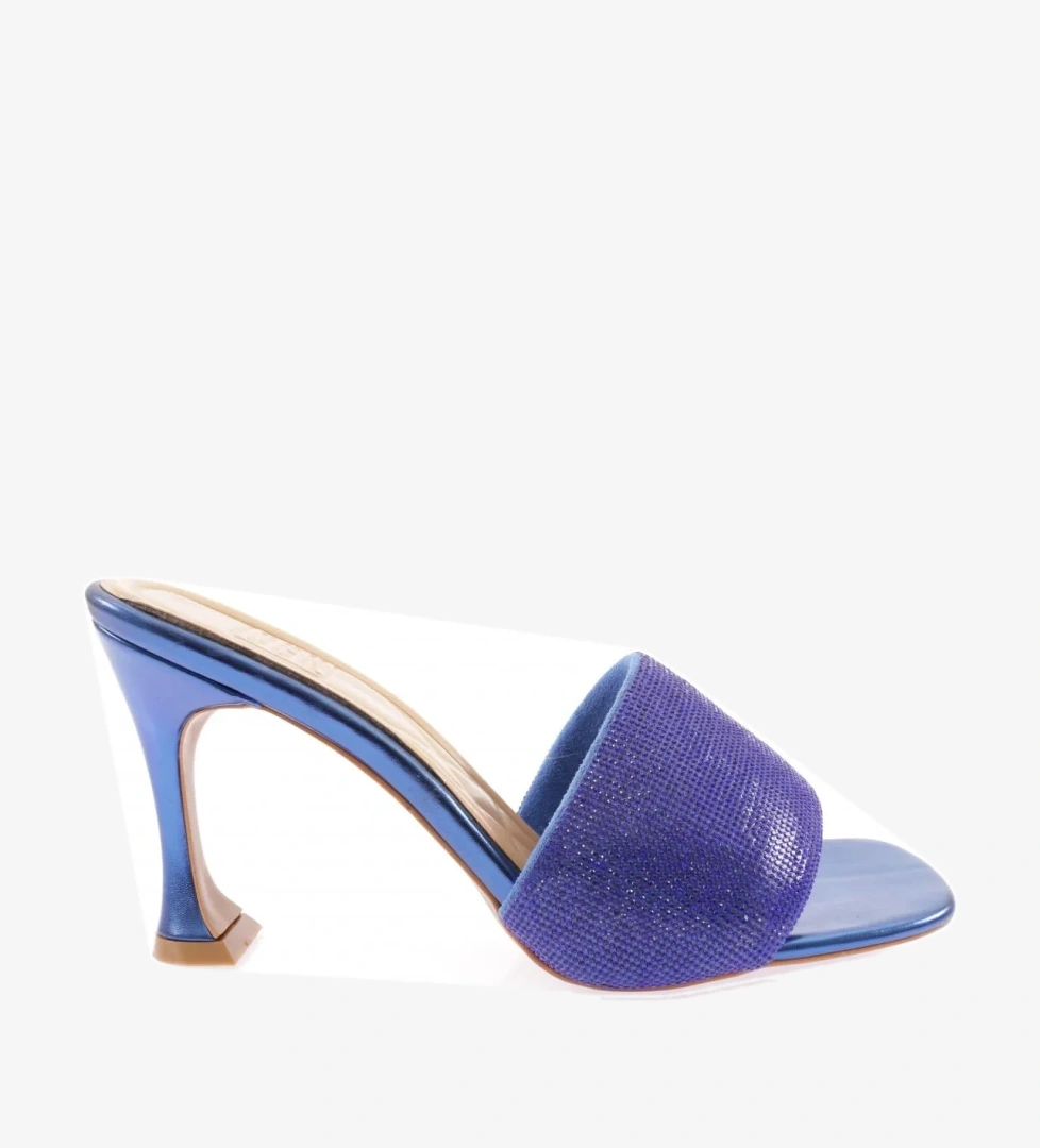 Dgn Dgn Çok Renkli 8021-23Y Kadin Silver Taşli Topuklu Terlik Sandalet & Terlik | Flo Çok Renkli - 1. görsel