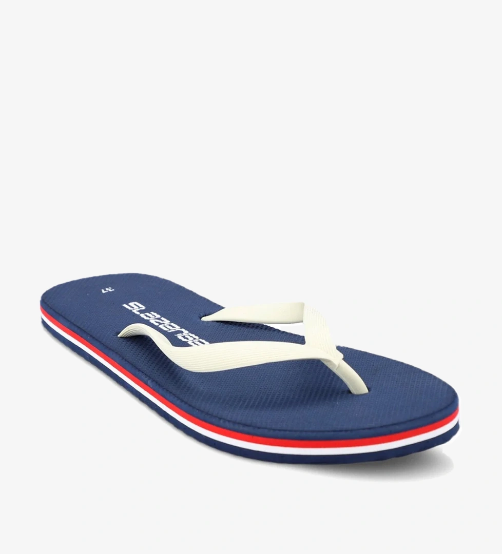 VICTORA Kadın Parmak Arası Mavi / Beyaz Terlik