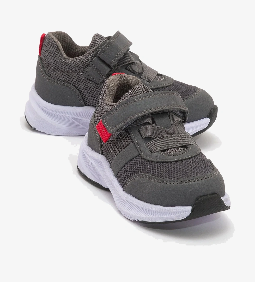 Unisex Çocuk Gri Günlük Spor Ayakkabı