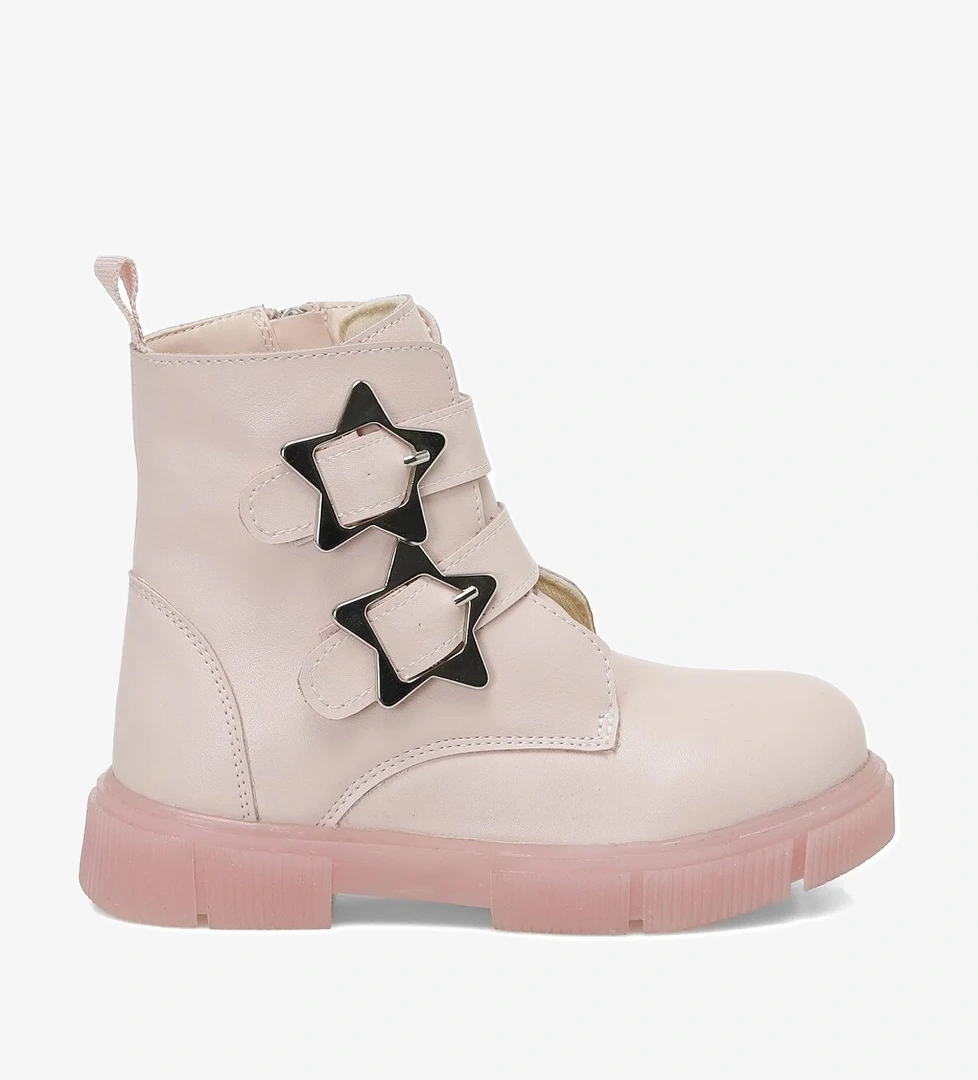 AFFORI P 4PR Pudra Kız Çocuk Biker Bot - Görsel 1