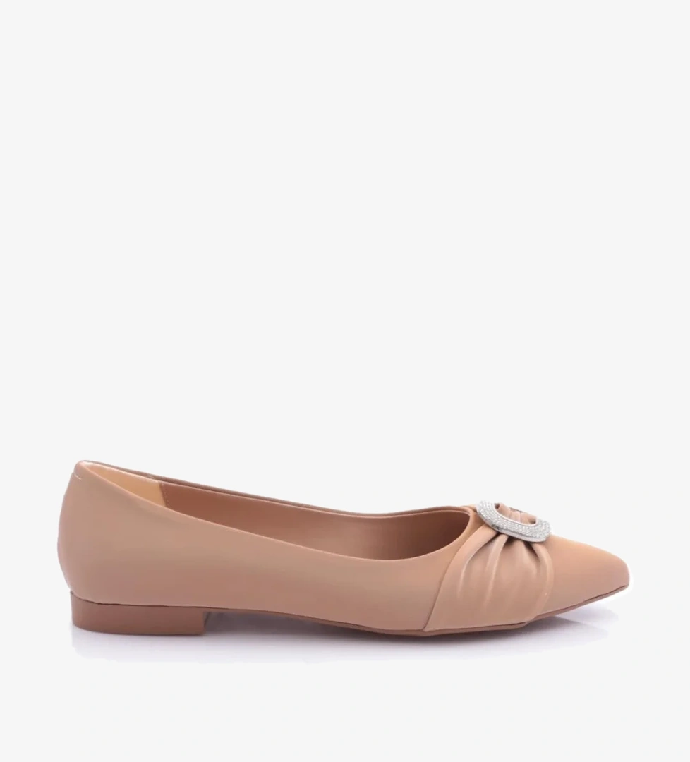 Dgn Pm386-K488 Kadin Taş Toka Süslemeli Babet model görseli