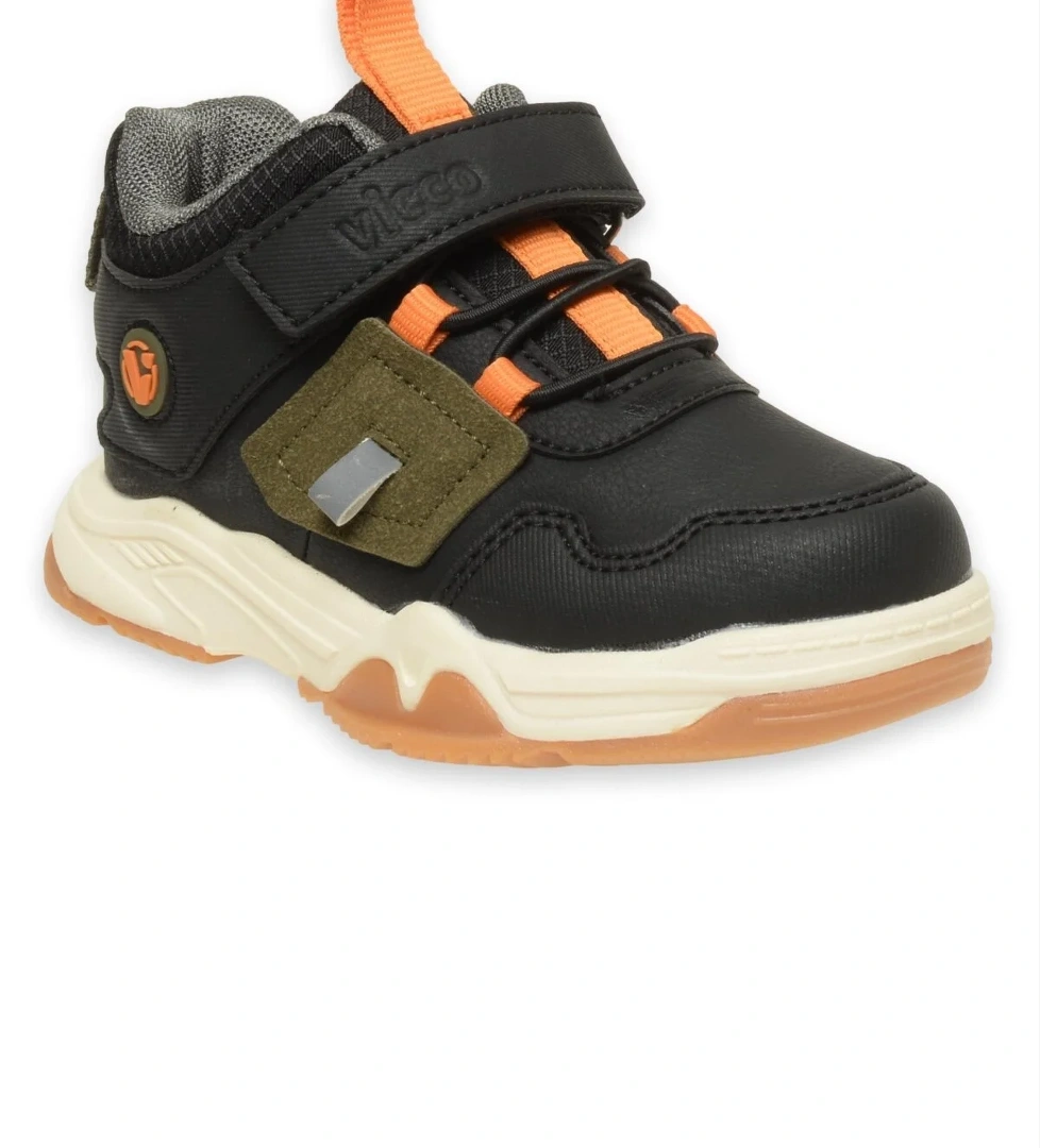 946.P24K440 Getto Patik Phylon Siyah-Beyaz Erkek Çocuk Spor Ayakkabı - Görsel 1