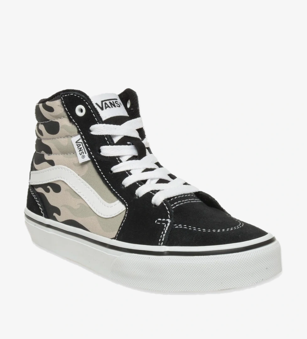 Vn000Cwy Filmore Hi Sneakers Gri-Siyah Çocuk Spor Ayakkabı - Görsel 1