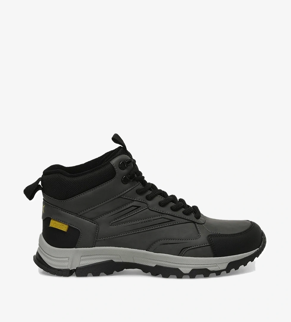 Kinetix Kinetix MAGNA PU HI 4PR GRI Erkek Outdoor Bot Outdoor Ayakkabı | Flo Gri - 1. görsel