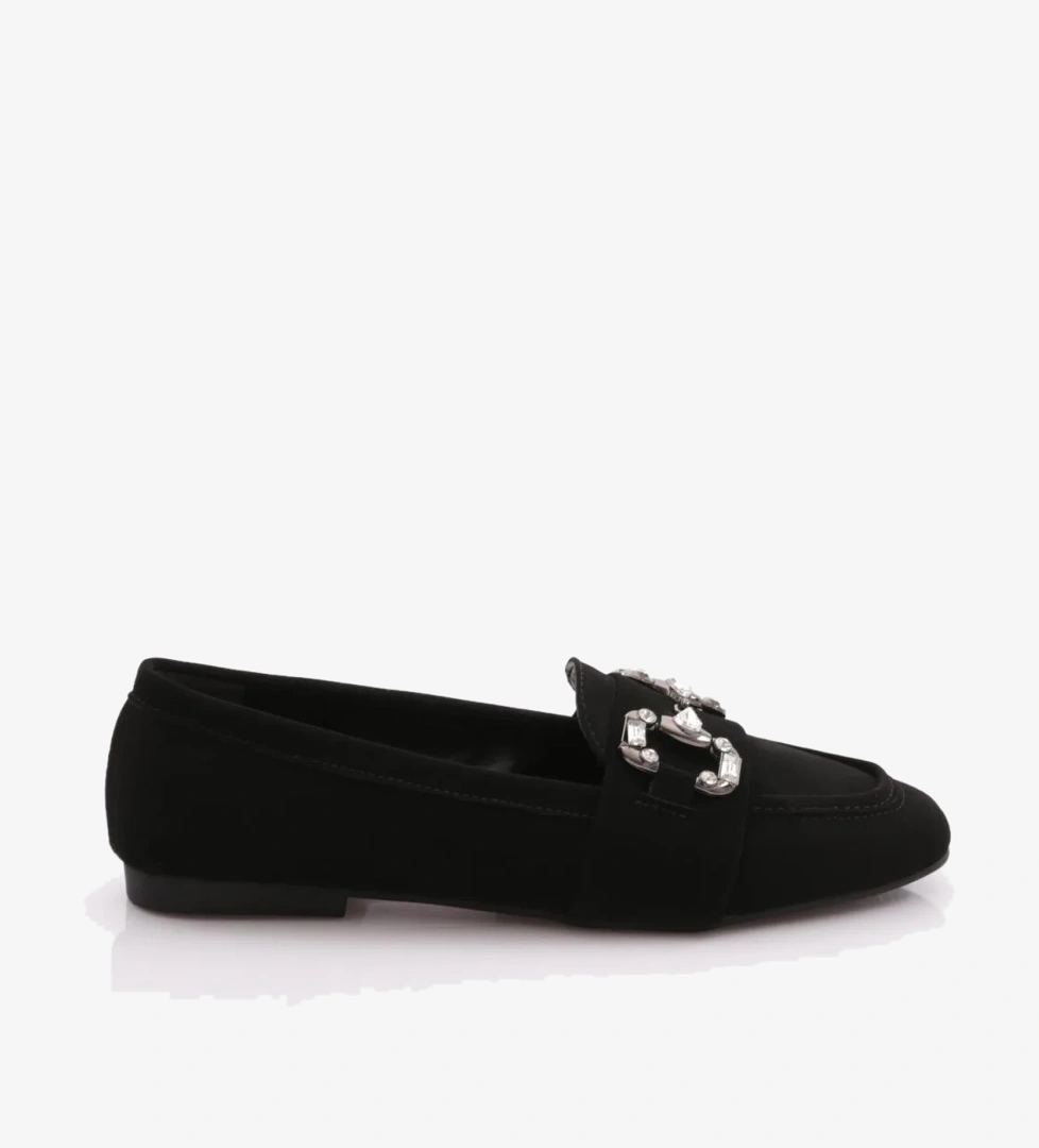 5004-23Y Kadin Kristal Tokali Loafer