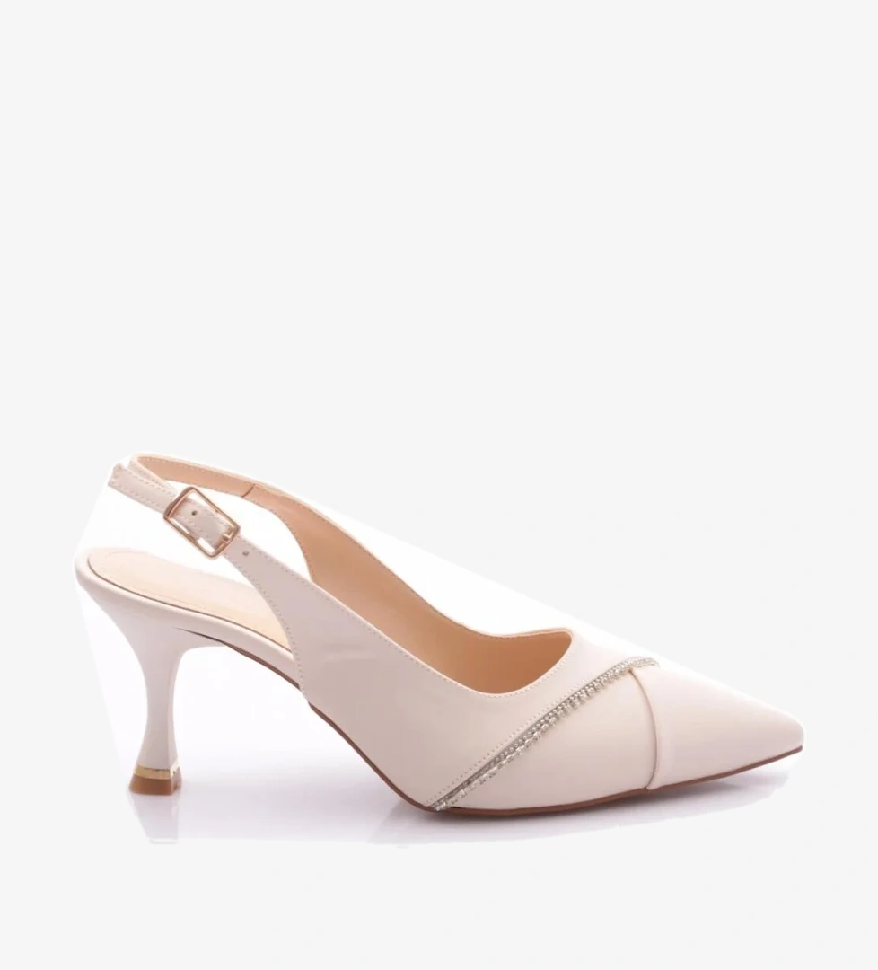 24203 Kadin Topuklu Abiye Ayakkabi - Görsel 1