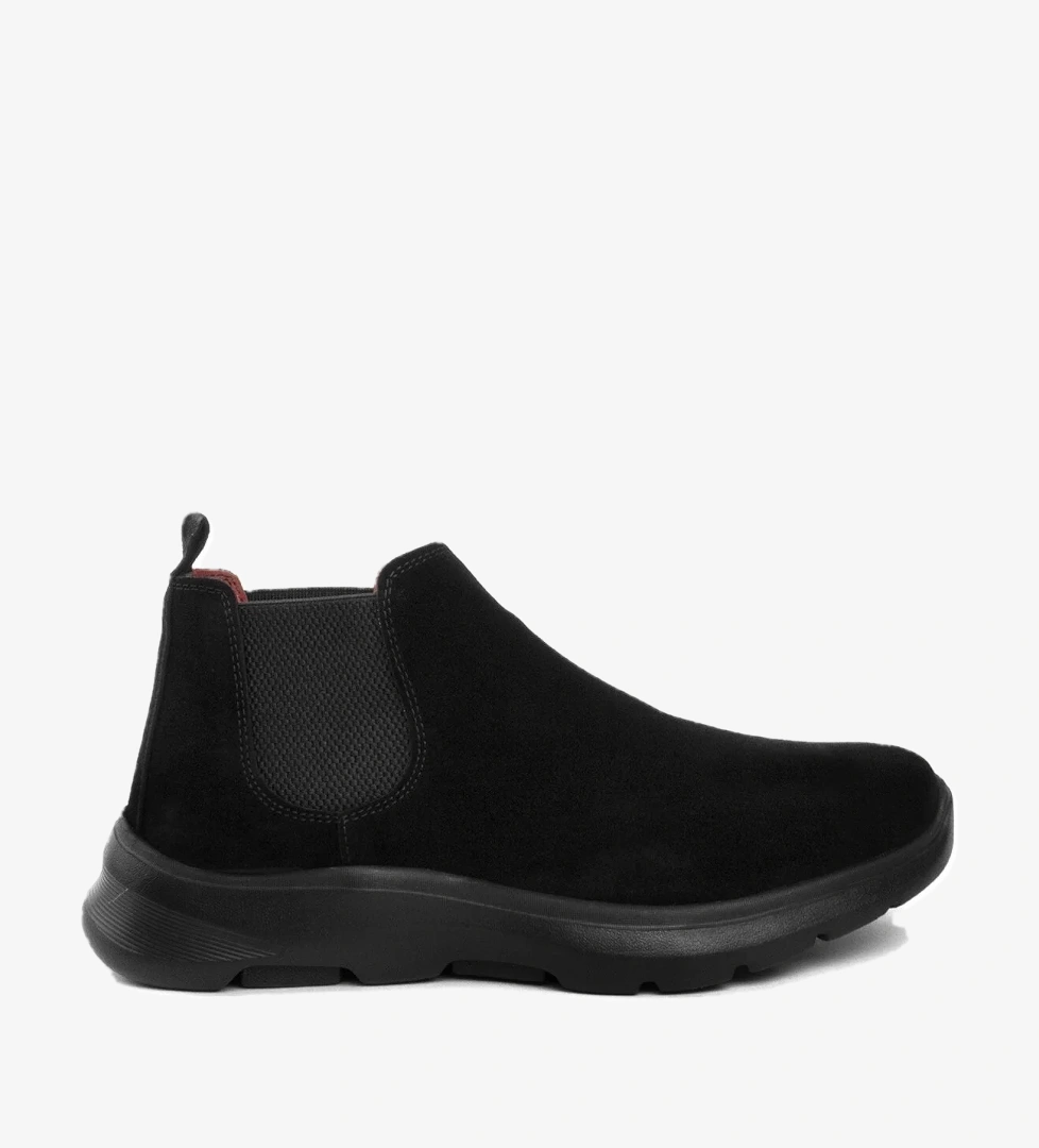 Marcomen 152-20399 Erkek Hakiki Deri Chelsea Bot Siyah model görseli