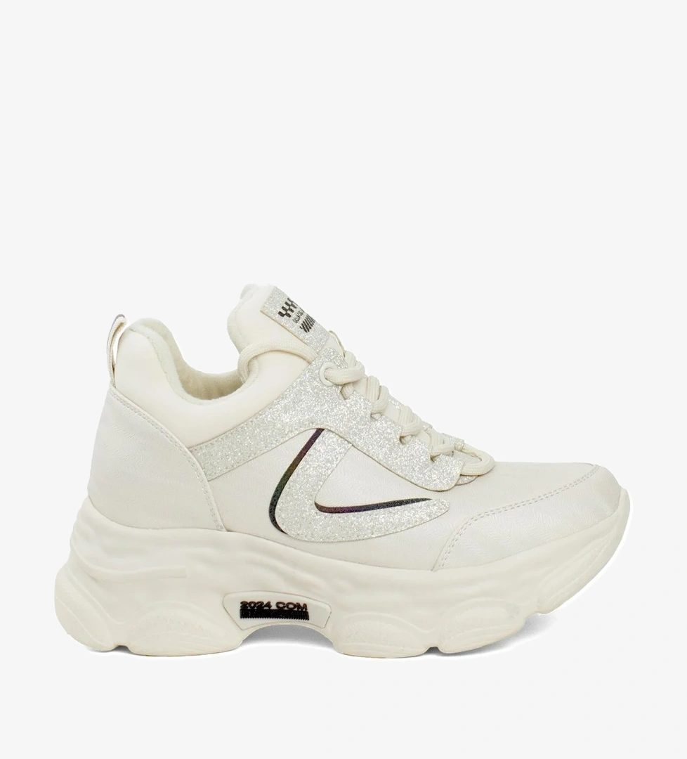 Guja 24K302 Kadın Yüksek Taban Ortopedik Yürüyüş Ayakkabısı Bej model görseli