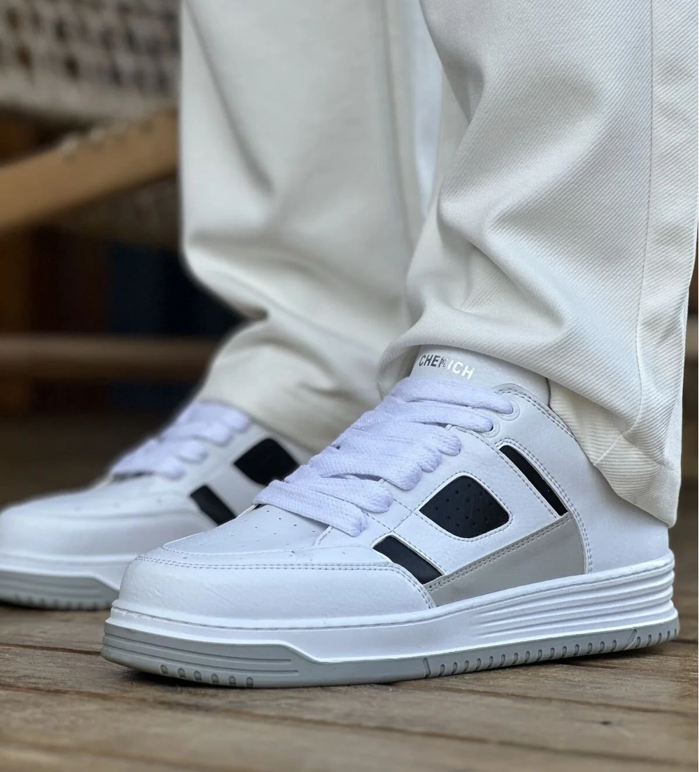 Chekich CH2410 CBT Avax Erkek Spor Ayakkabı BEYAZ/SIYAH model görseli