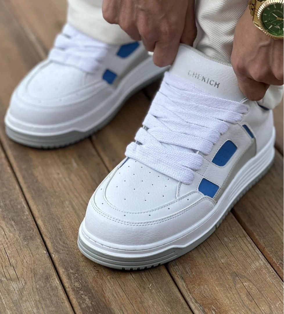 Chekich CH2410 CBT Avax Erkek Spor Ayakkabı BEYAZ/MAVI model görseli