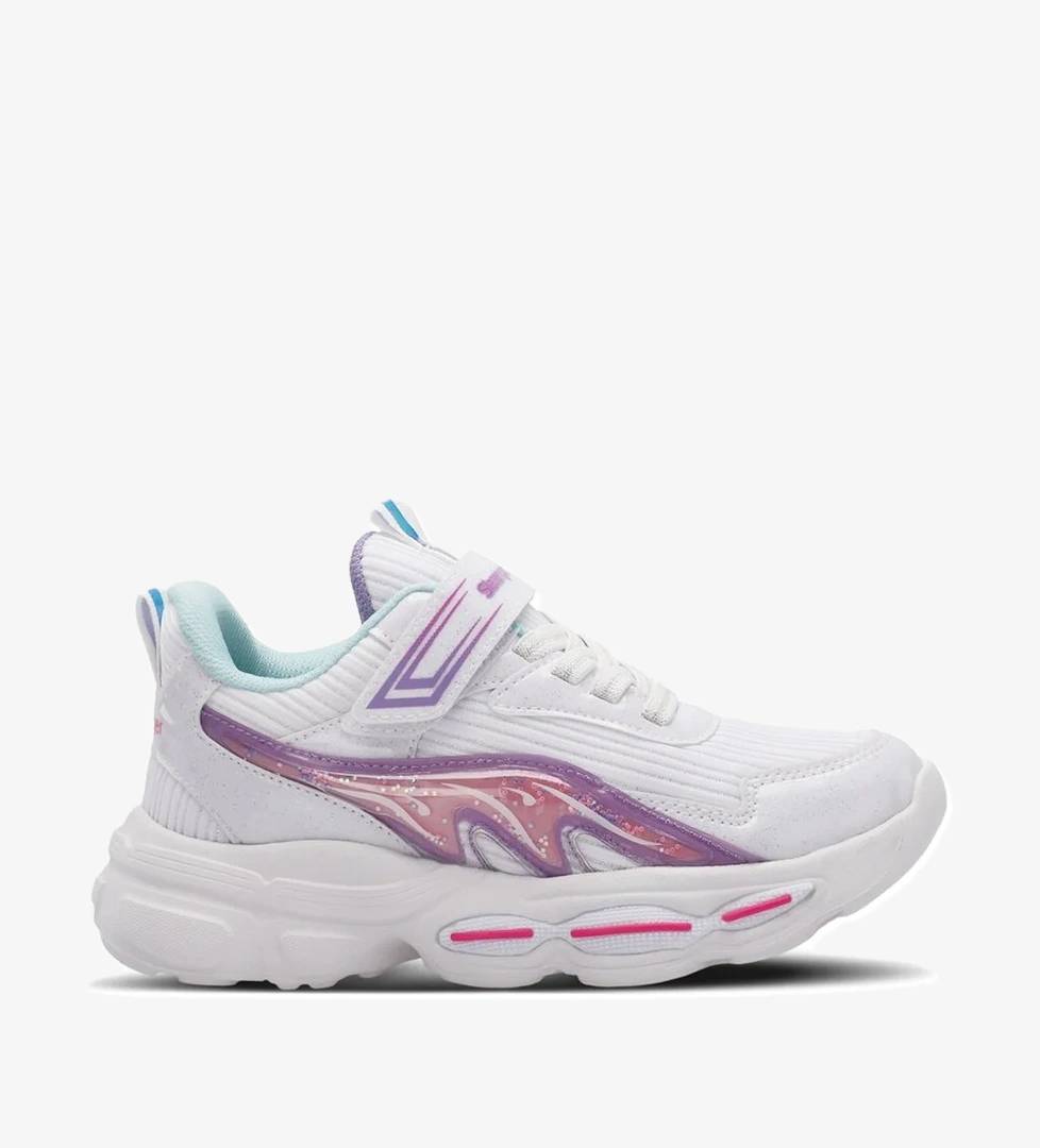 NOELA Kız Çocuk Sneaker Ayakkabı Beyaz / Fuşya