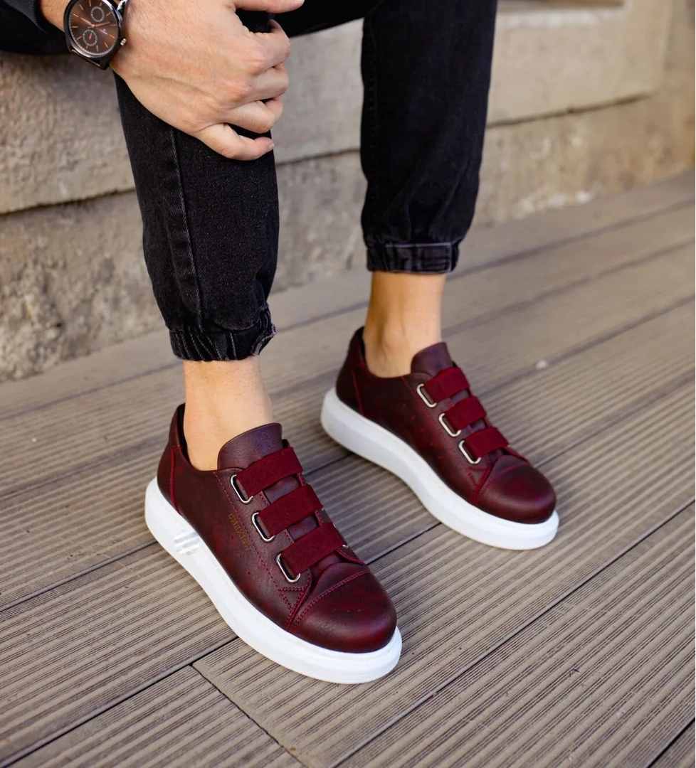 CH253 CBT Mirror Non Erkek Ayakkabı BORDO
