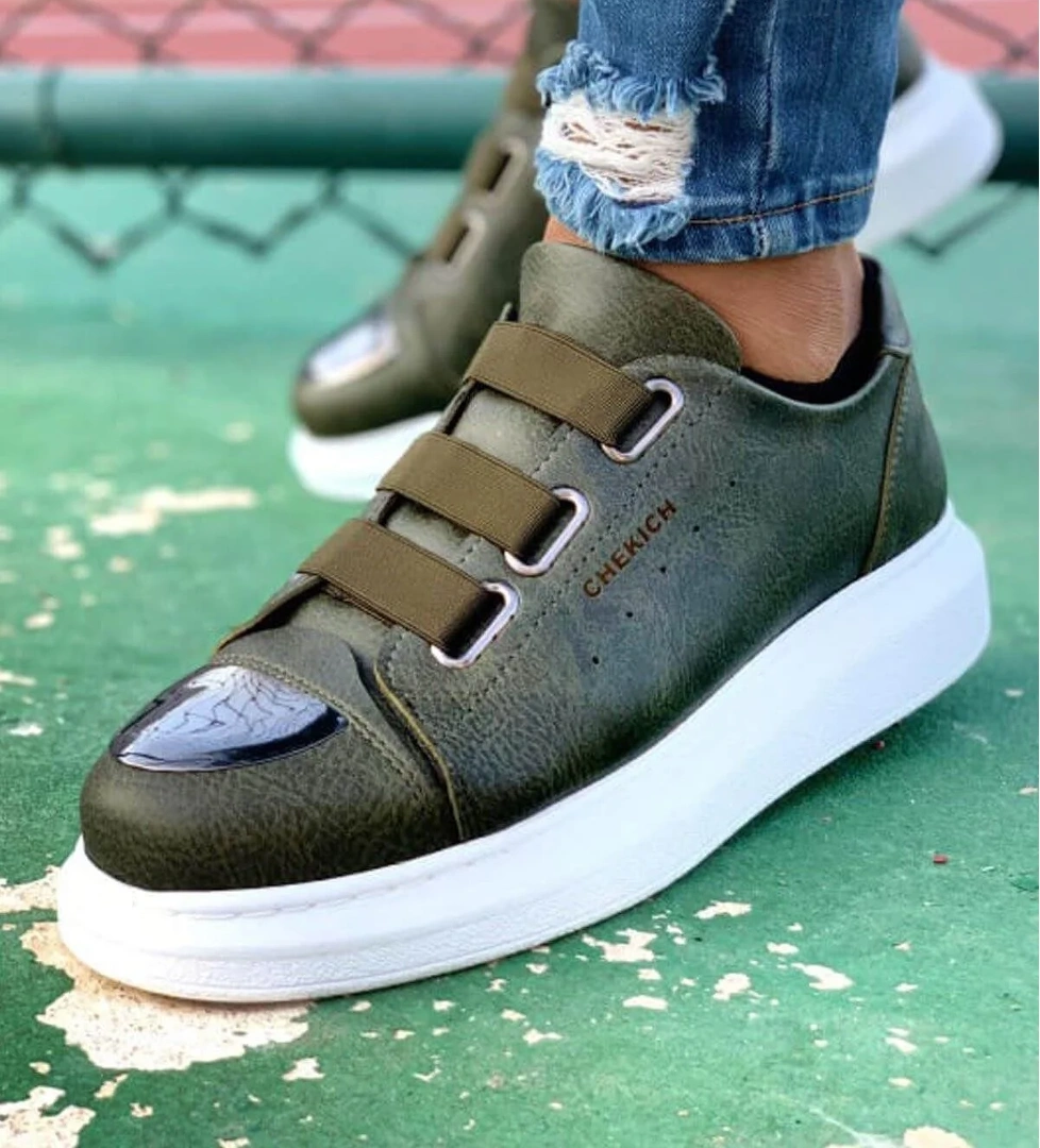 Chekich CH251 CBT Mirror Erkek Ayakkabı HAKI model görseli