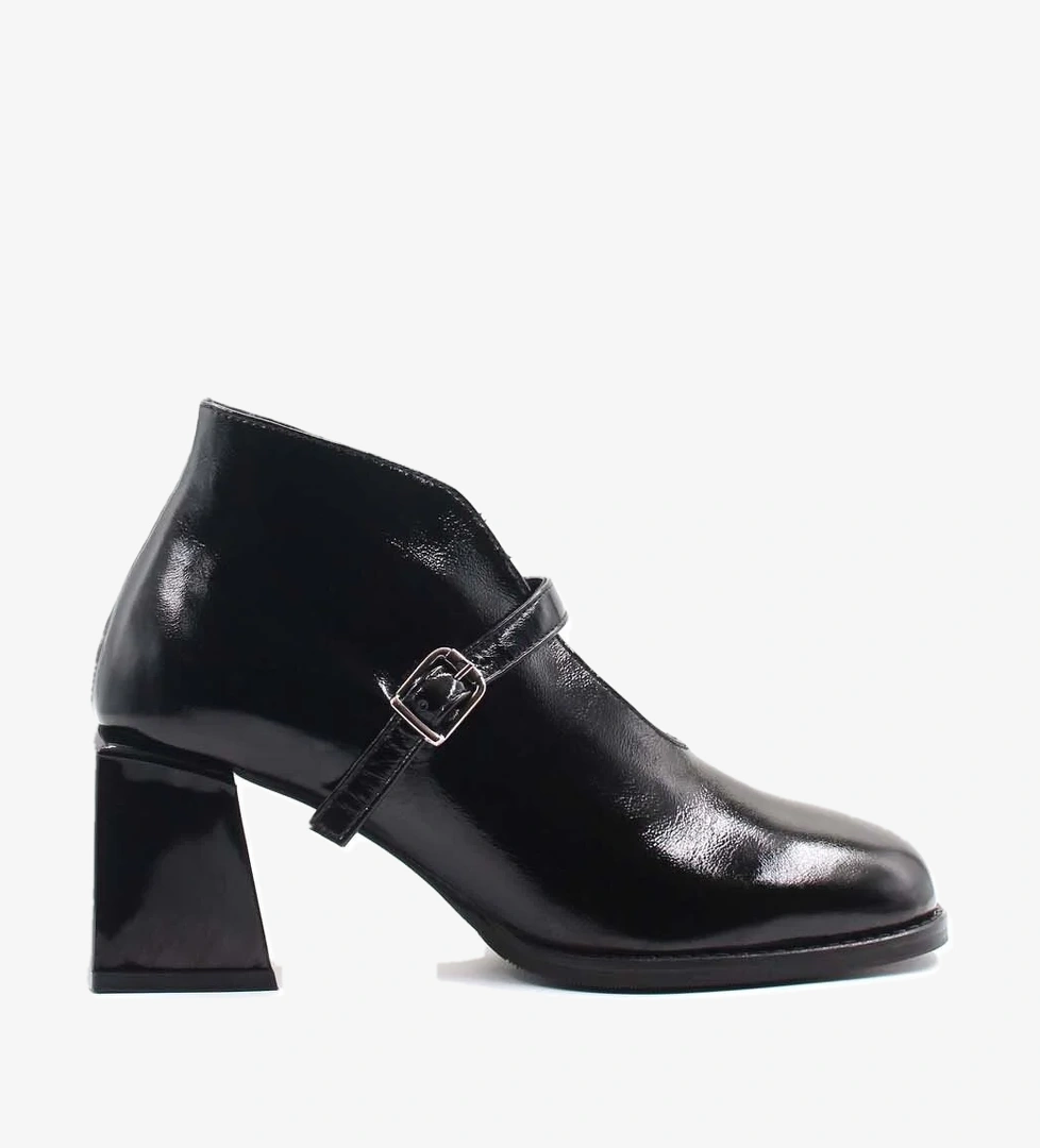 Fast Step Hakiki Deri Kadın Kalın Topuklu Bot 064sza230 model görseli