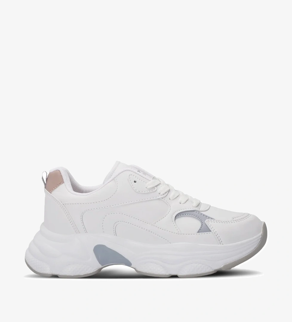 ZUSA Kadın Sneaker Ayakkabı Beyaz / Pembe