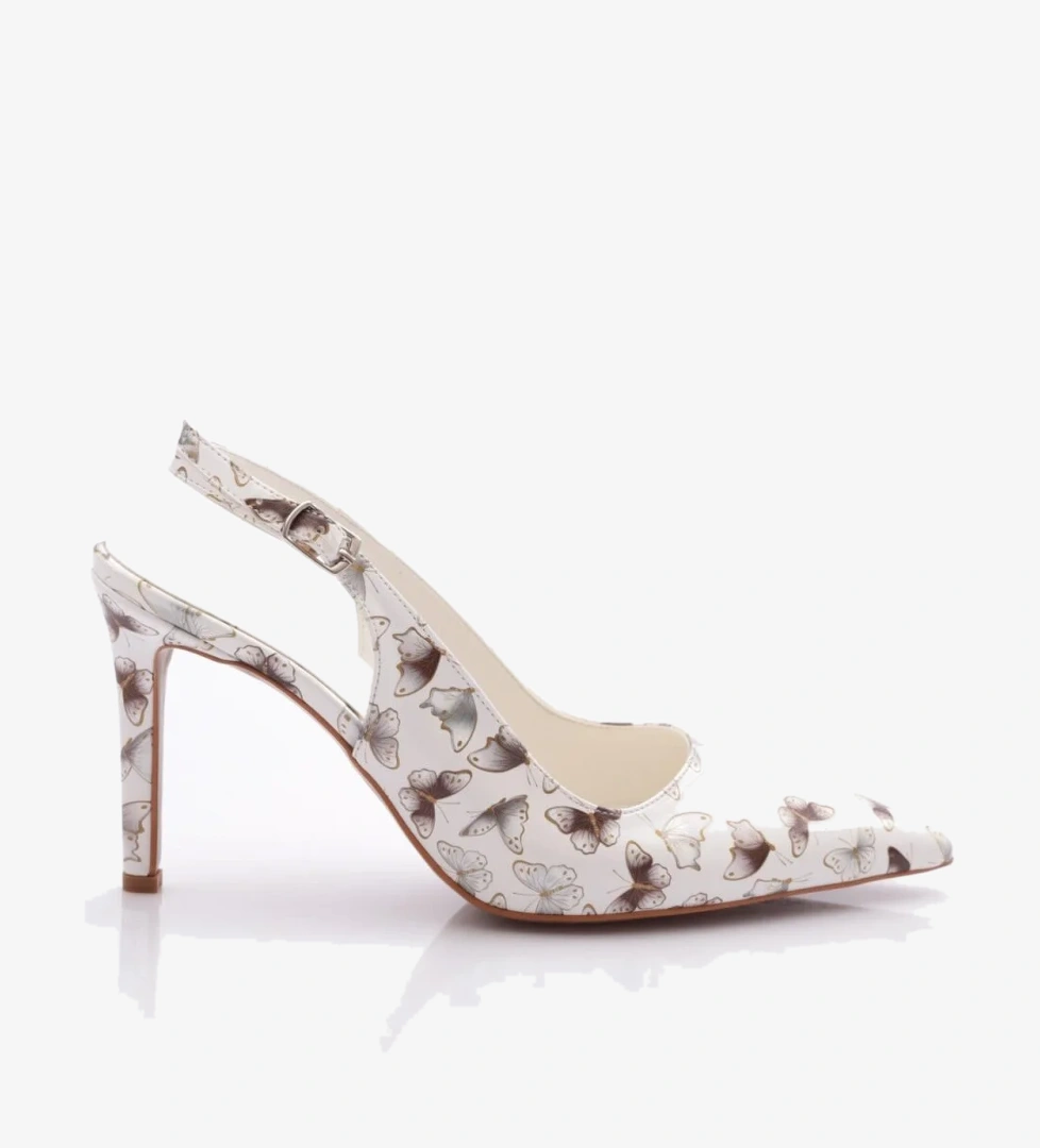 Dgn 701 Üzeri Kelebek Desenli Arkasi Açik Topuklu Ayakkabi model görseli