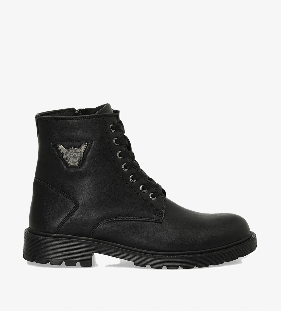 RATAS 4PR Siyah Erkek Biker Bot - Görsel 1