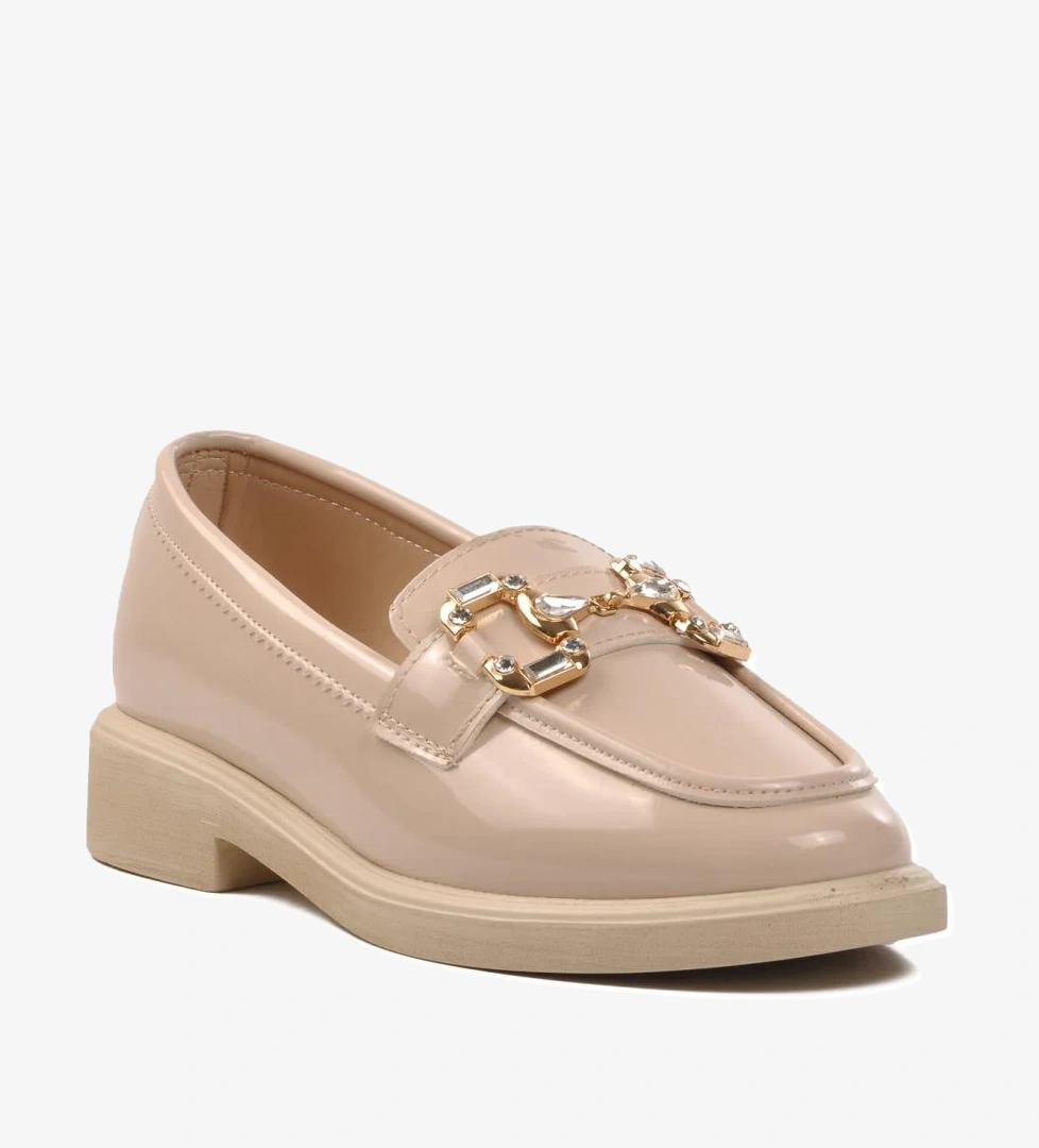 261161 Bej Rugan Kadın Günlük Ayakkabı