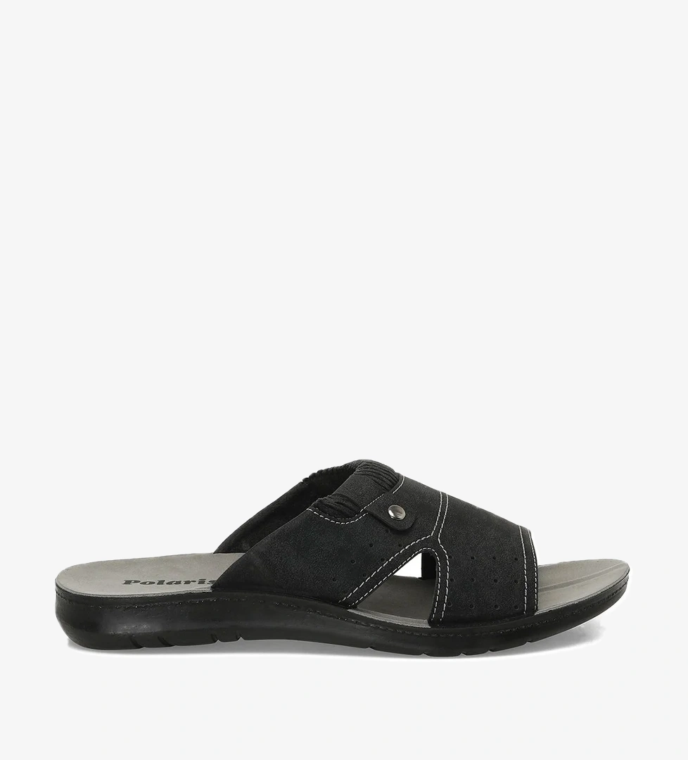 Polaris 608004.M4PR Siyah Erkek Terlik - Görsel 1