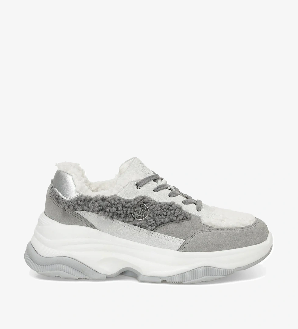 SELPY 4PR Gri Kadın Sneaker - Görsel 1