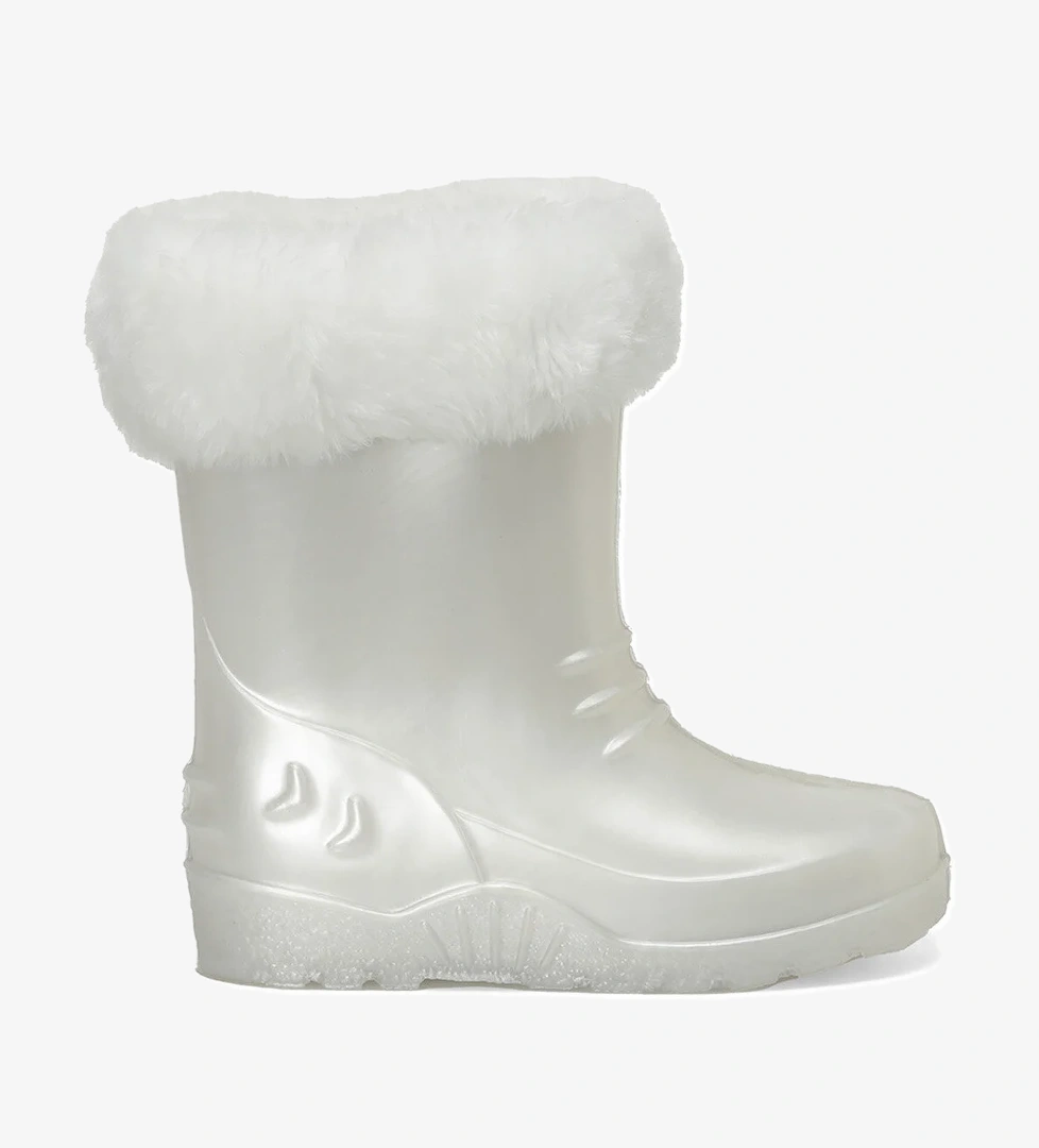 PERLA F 4PR Gri Kız Çocuk Yağmur Çizmesi - Görsel 1