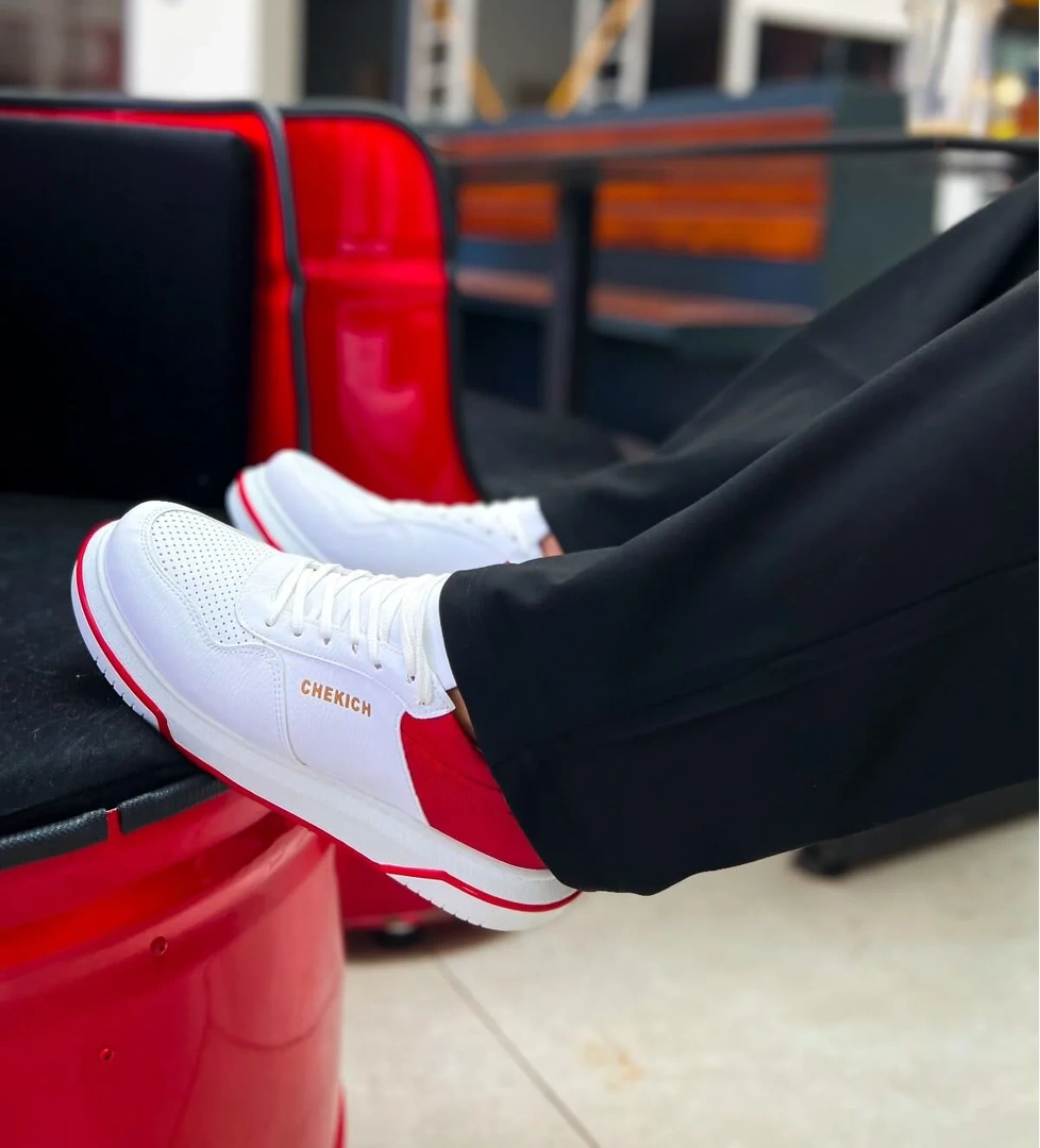 CH075 CBT Signature Erkek Ayakkabı BEYAZ/KIRMIZI